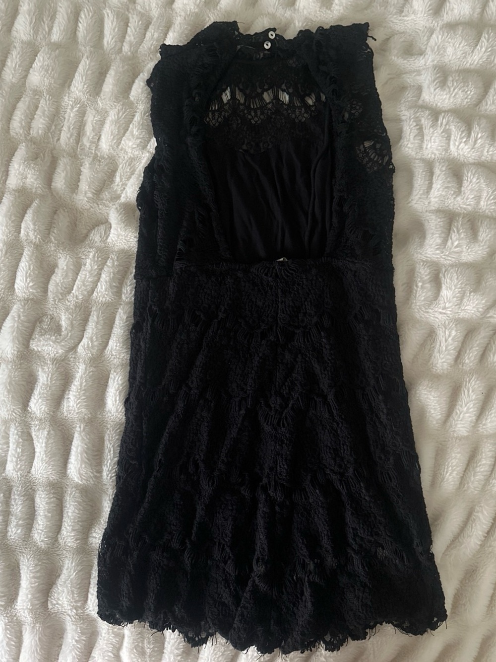 Free People Black Lace Backless Slip Dress - Picture 3 of 4